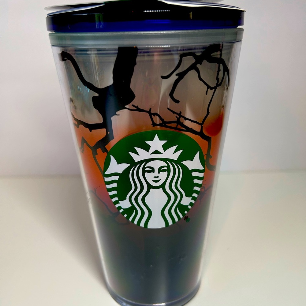 Starbucks 2022 Fall Halloween Raven’s Perch Glow in the Dark